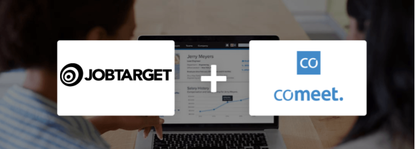 JobTarget and Comeet partnership helping you recruit and source candidates through Comeet's hiring software